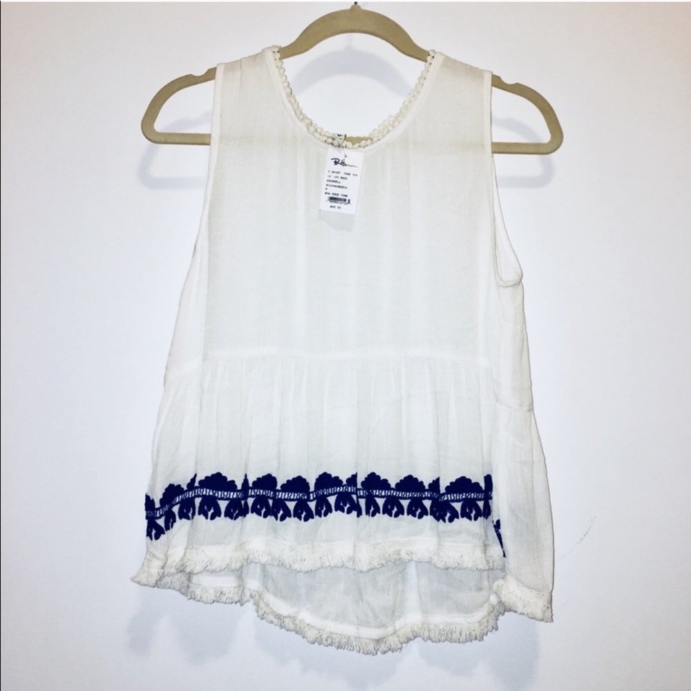 NWT Summer Embroidered Top
